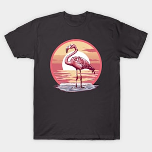 Pink Flamingo Summer Vibes T-Shirt